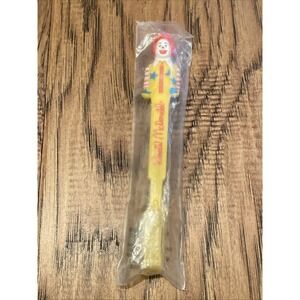 Vintage Ronald McDonald Toothbrush New and Sealed Original Package